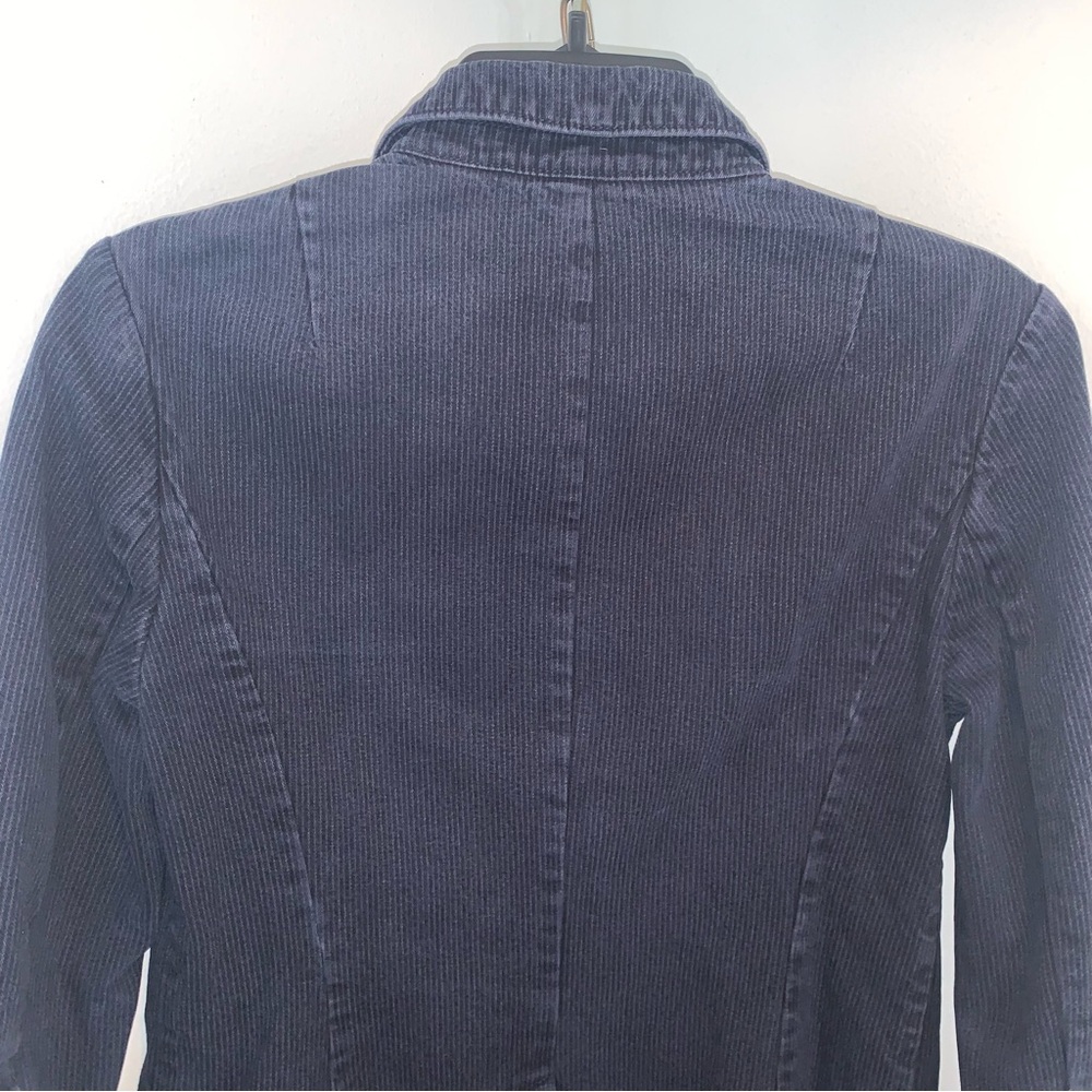 Banana Republic Denim Pinstripe Blazer - Picture 7 of 11